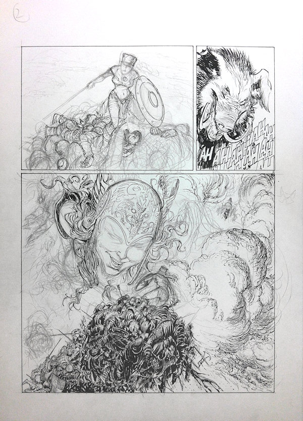 Planche de Rouge comme le Raheborg