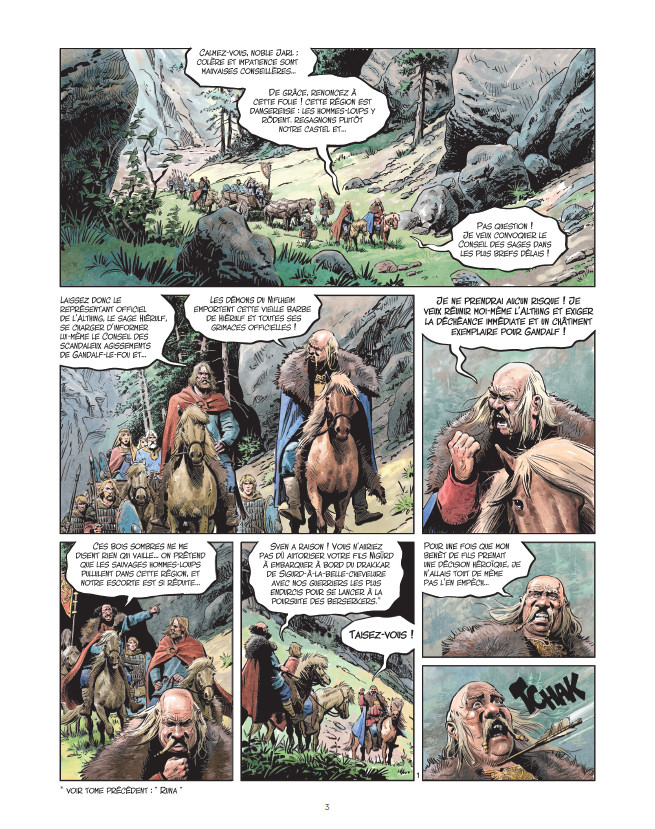 Premières planches de « Berserkers »